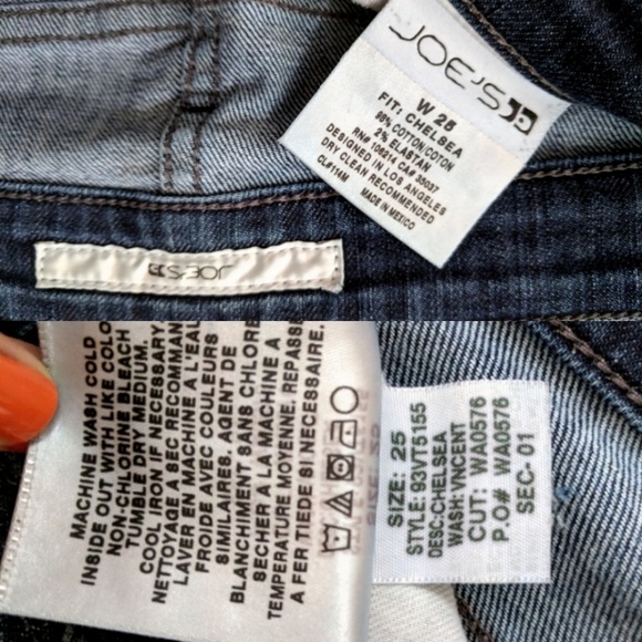 Joe's Jeans Chelsea Skinny in Vincent Dark Wash 25 - Picture 4 of 8